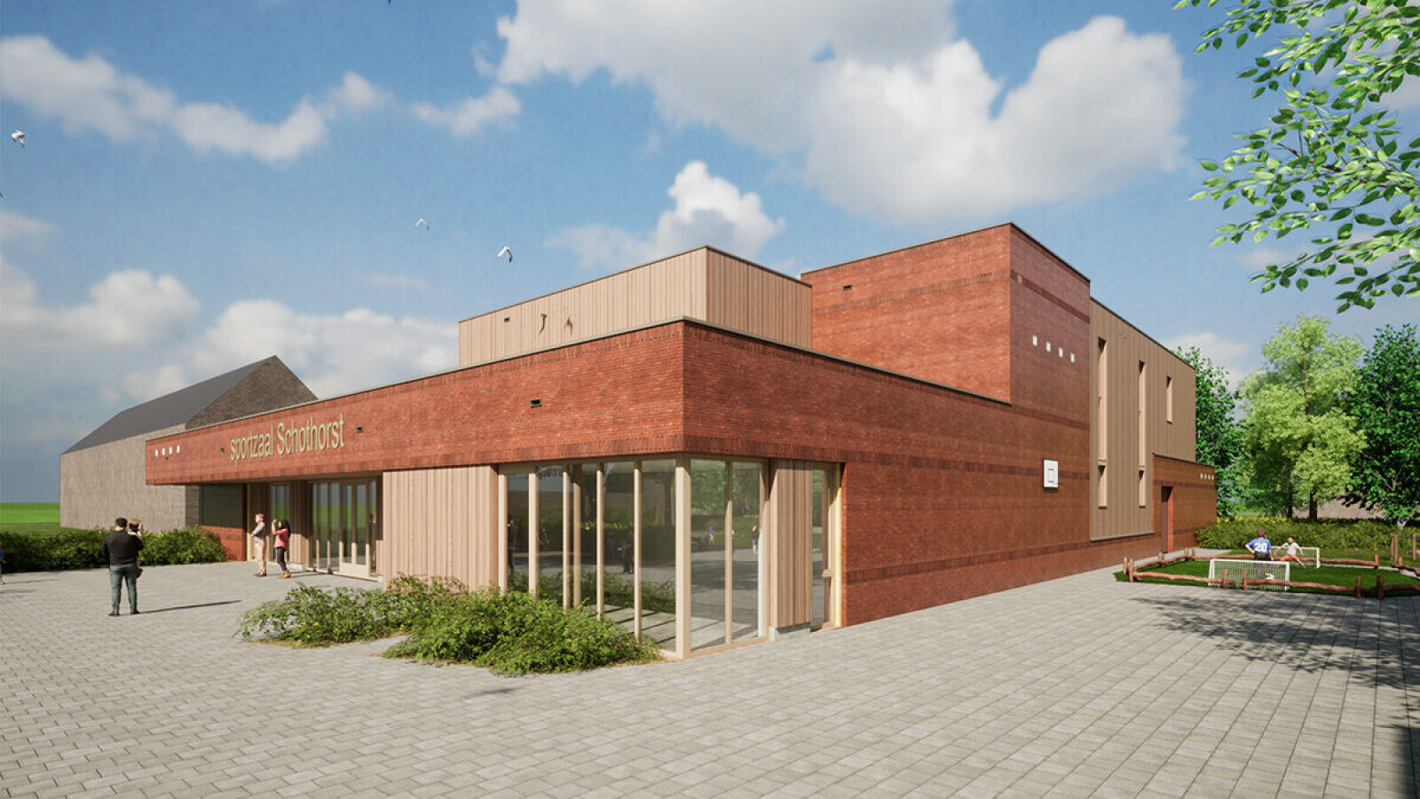 Nieuwbouw sportzaal Schothorst in Amersfoort